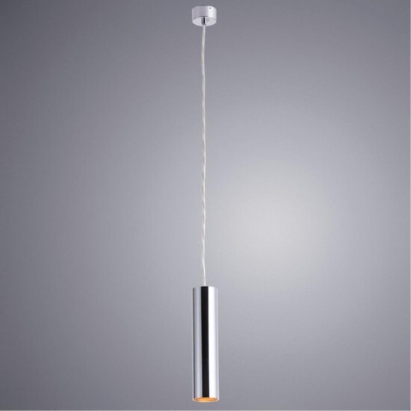 Подвесной светильник цилиндр Arte Lamp A1524SP-1CC SIRIUS под лампу 1xGU10 35W