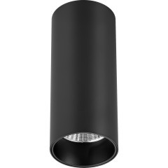 ST170.442.07 Черный накладной светодиодный спот-цилиндр 7Вт 4000K 560Лм CRI90 60° IP20 D52xH125мм 220-240V ST Luce
