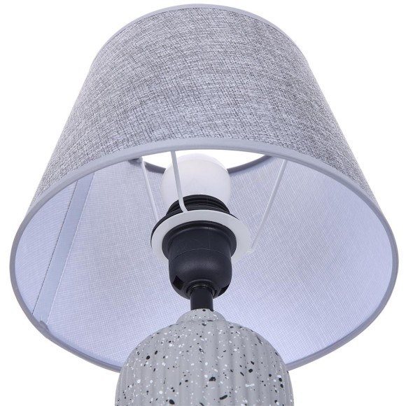 8216/1T CLASSI LN25 серый, керамика/текстиль Настольная лампа Е27 1*60W 220V FANNA