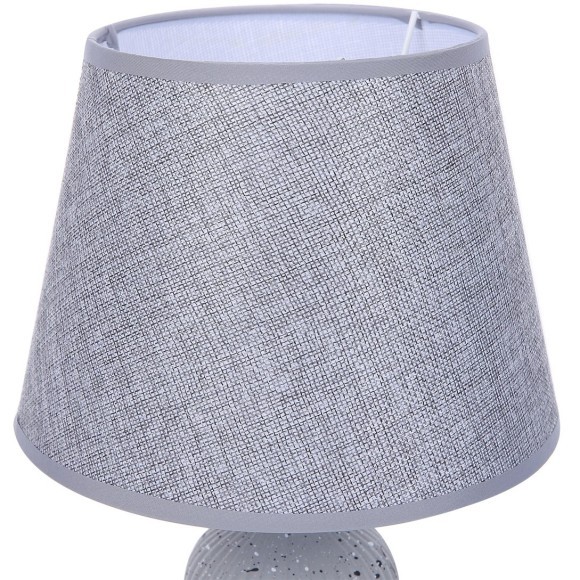 8216/1T CLASSI LN25 серый, керамика/текстиль Настольная лампа Е27 1*60W 220V FANNA