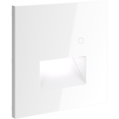 VLS002401 Накладка для подсветки светодиодной с датчиком движения белого глянцевого цвета VOLTUM S70 (белый глянцевый)