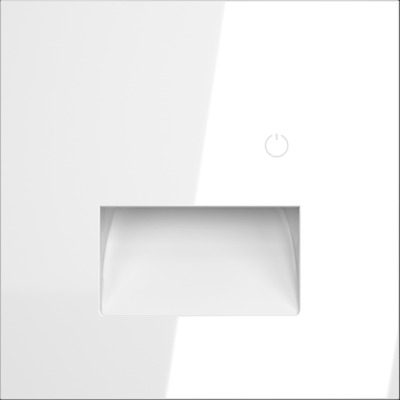 VLS002401 Накладка для подсветки светодиодной с датчиком движения белого глянцевого цвета VOLTUM S70 (белый глянцевый)