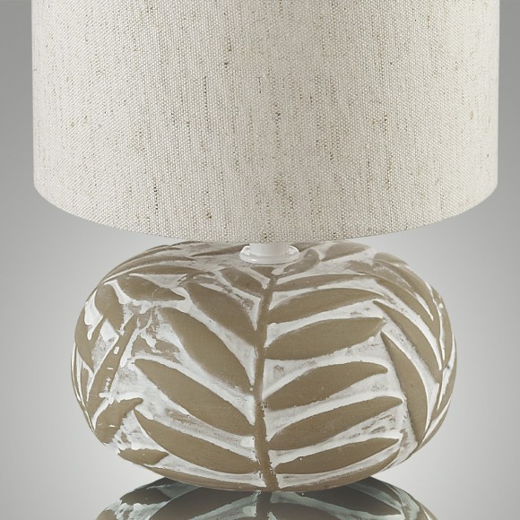 8135/1T MODERNI LN25 бежевый, керамика/текстиль Настольная лампа Е14 1*40W 220V RAMORA