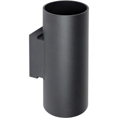 Бра Lightstar Rullo 204636 черное матовое, настенный светильник цилиндр GU10 на 2 лампы, направленный свет вверх вниз