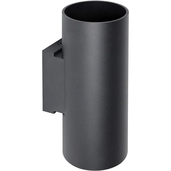 Бра Lightstar Rullo 204636 черное матовое, настенный светильник цилиндр GU10 на 2 лампы, направленный свет вверх вниз