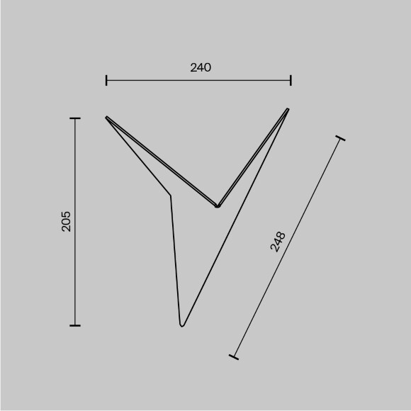 Бра настенное Maytoni Trame C808WL-L3W LED 3Вт 3000K 100лм 108° CRI80, белый матовый металл, геометрический светильник, мягкая подсветка стены, без выключателя на корпусе Бра настенное Maytoni Trame C808WL-L3W LED 3Вт 3000K 100лм 108° CRI80, белый матовый металл, геометрический светильник, мягкая подсветка стены, без выключателя на корпусе
