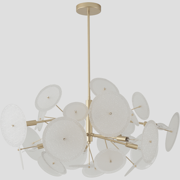 Crystal Lux DANDELION SP10 GOLD 4060/310 Люстра потолочная дизайнерская золото белая 10xE14 40Вт, наборный центральный шток, состоящий из сегментов 100+300+450мм Crystal Lux DANDELION SP10 GOLD 4060/310 Люстра потолочная дизайнерская золото белая 10xE14 40Вт, наборный центральный шток, состоящий из сегментов 100+300+450мм