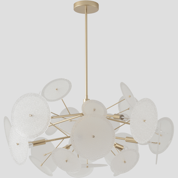 Crystal Lux DANDELION SP10 GOLD 4060/310 Люстра потолочная дизайнерская золото белая 10xE14 40Вт, наборный центральный шток, состоящий из сегментов 100+300+450мм Crystal Lux DANDELION SP10 GOLD 4060/310 Люстра потолочная дизайнерская золото белая 10xE14 40Вт, наборный центральный шток, состоящий из сегментов 100+300+450мм