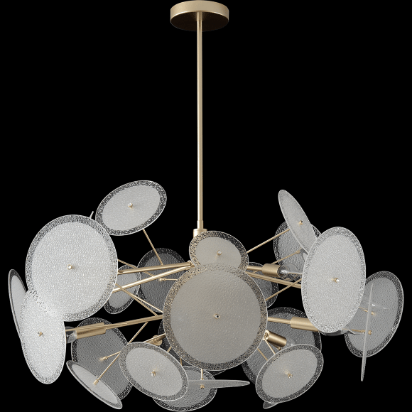 Crystal Lux DANDELION SP10 GOLD 4060/310 Люстра потолочная дизайнерская золото белая 10xE14 40Вт, наборный центральный шток, состоящий из сегментов 100+300+450мм Crystal Lux DANDELION SP10 GOLD 4060/310 Люстра потолочная дизайнерская золото белая 10xE14 40Вт, наборный центральный шток, состоящий из сегментов 100+300+450мм