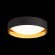 SLE201102-01 Светильник потолочный Черный, Золото/Белый LED 1*24W 4000K ORBIO