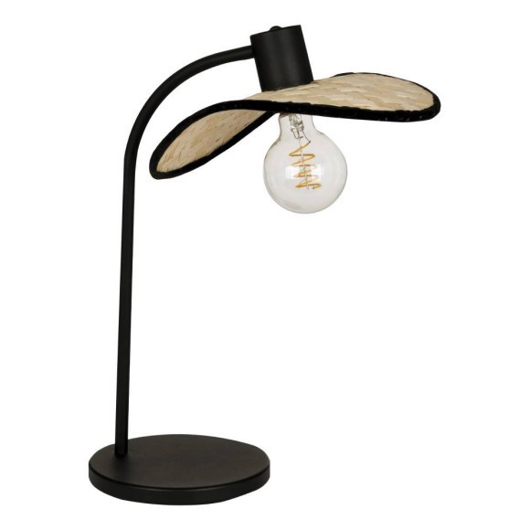 44046 MARYWELL Настольная лампа с 1 лампой E27, 40Вт, механический выключатель, черный/дерево
