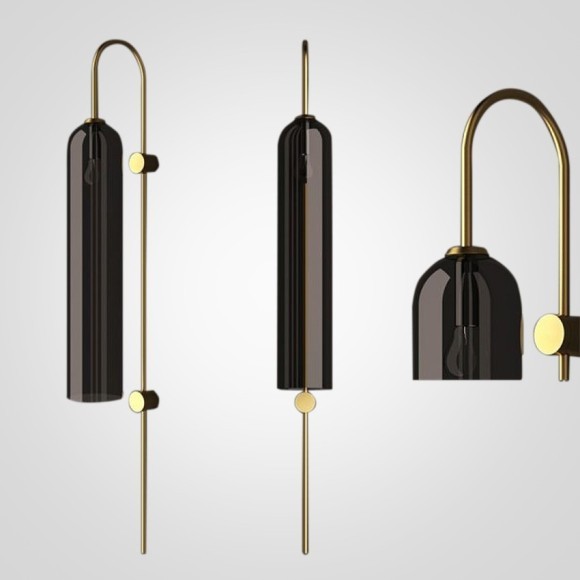 Бра Articolo Float Wall Sconce Black By Imperiumloft