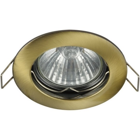 Встраиваемый светильник Maytoni DL009-2-01-BZ Metal Modern под лампу 1xGU10 50W