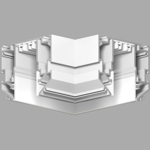 TR2026-WH Готовый угловой белый элемент 90° для шинопроводов TR2022 и TR2023 Denkirs SMART ONE 220V