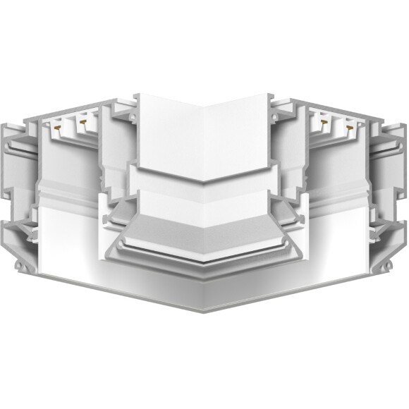 TR2026-WH Готовый угловой белый элемент 90° для шинопроводов TR2022 и TR2023 Denkirs SMART ONE 220V