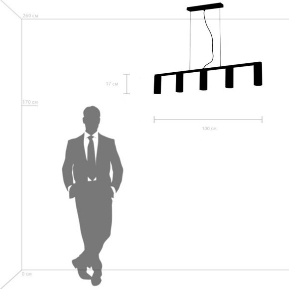 Подвесная люстра Roma 718057