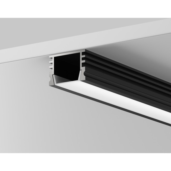 Алюминиевый профиль Maytoni накладной 16x12 2 м, ALM-005-B-2M 631005 Алюминиевый профиль Maytoni накладной 16x12 2 м, ALM-005-B-2M 631005