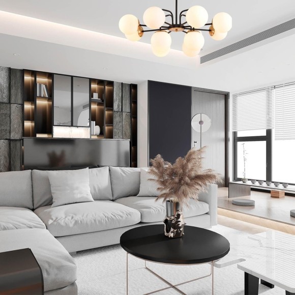 Люстра потолочная E27 12*60W 220V ELRONA 8375/12C