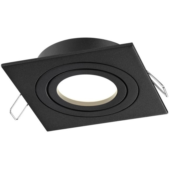 371020 Черный встраиваемый квадратный светильник с поворотным плафоном под лампу GU10 50W 220-240V IP20 Novotech MORUS 371020 Черный встраиваемый квадратный светильник с поворотным плафоном под лампу GU10 50W 220-240V IP20 Novotech MORUS