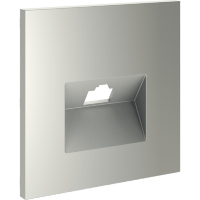 VLS001305 Накладка для розетки RJ45 категории 6Е (для проводов CAT5-CAT6 до 10 Гбит/сек) стального цвета VOLTUM S70 (сталь)