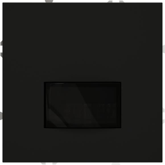 VLS020204 Выключатель встраиваемый с подсветкой двухклавишный шелкового цвета 10А (2200 Ватт) VOLTUM S70 (шелк)