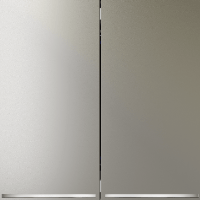 VLS020204 Выключатель встраиваемый с подсветкой двухклавишный шелкового цвета 10А (2200 Ватт) VOLTUM S70 (шелк)