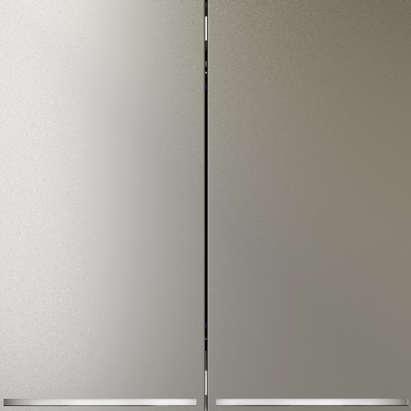 VLS020204 Выключатель встраиваемый с подсветкой двухклавишный шелкового цвета 10А (2200 Ватт) VOLTUM S70 (шелк)