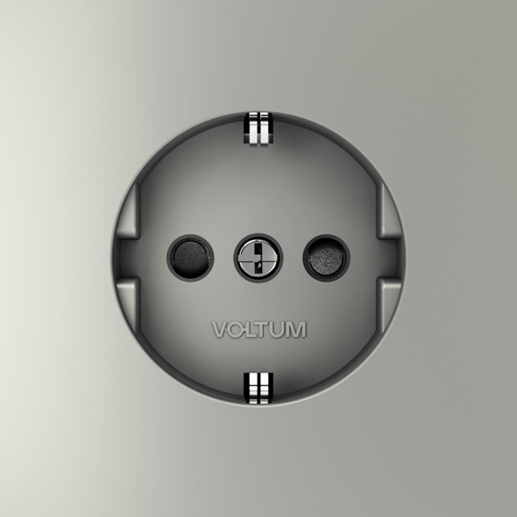 VLS040205 Розетка встраиваемая с заземлением и защитными шторками максимальный ток 16 Ампер (3500 Ватт) стального цвета VOLTUM S70 (сталь) VLS040205 Розетка встраиваемая с заземлением и защитными шторками максимальный ток 16 Ампер (3500 Ватт) стального цвета VOLTUM S70 (сталь)