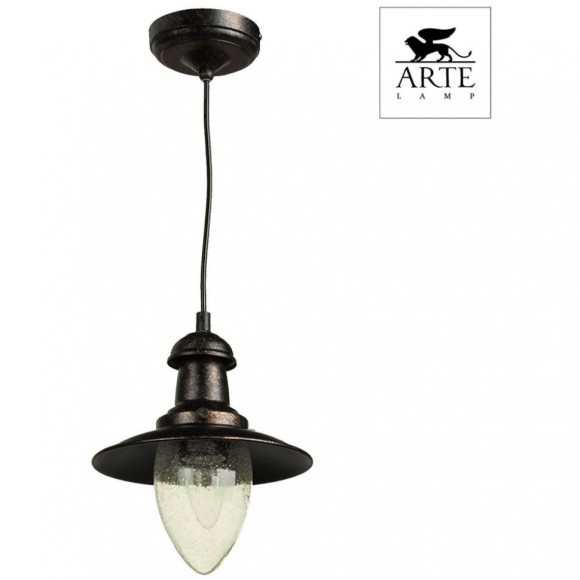Подвесной светильник с 1 плафоном Arte Lamp A5518SP-1RI FISHERMAN под лампу 1xE27 60W