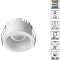 Novotech CLARTE 359873 Белый круглый встраиваемый светильник диаметром 80мм, с CCT переключателем цветовой температуры LED 7Вт 360Лм CRI≥90 70° 3000-4000-6000К IP20 220V (коэффициент пульсации<1%)