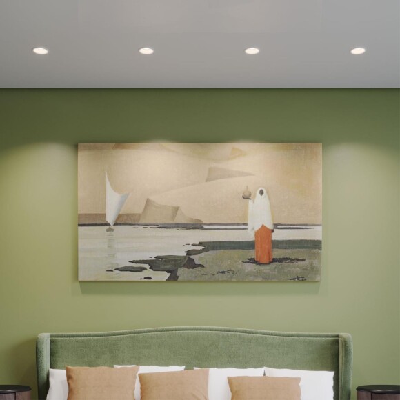 Novotech CLARTE 359873 Белый круглый встраиваемый светильник диаметром 80мм, с CCT переключателем цветовой температуры LED 7Вт 360Лм CRI≥90 70° 3000-4000-6000К IP20 220V (коэффициент пульсации<1%)