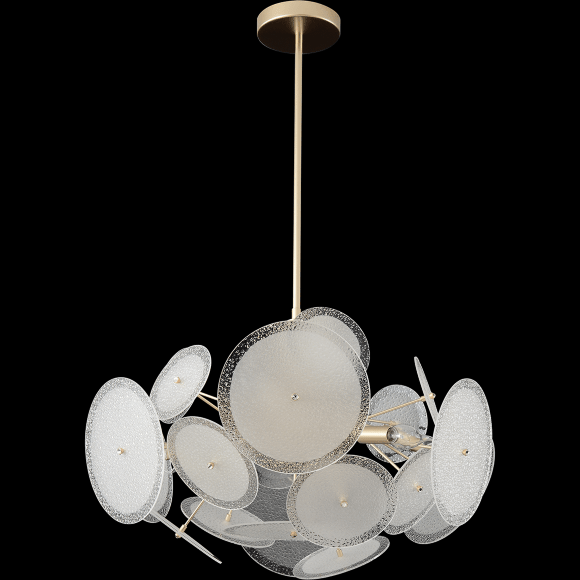 Crystal Lux DANDELION SP6 GOLD 4060/306 Люстра потолочная дизайнерская золото белая 6xE14 40Вт светильник одуванчик для гостиной, наборный центральный шток состоящий из сегментов 100+300+450мм Crystal Lux DANDELION SP6 GOLD 4060/306 Люстра потолочная дизайнерская золото белая 6xE14 40Вт светильник одуванчик для гостиной, наборный центральный шток состоящий из сегментов 100+300+450мм