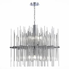 SL1628.103.12 Люстра подвесная ST-Luce Хром/Прозрачный, Хром E14 12*40W TERAMO SL1628.103.12 Люстра подвесная ST-Luce Хром/Прозрачный, Хром E14 12*40W TERAMO