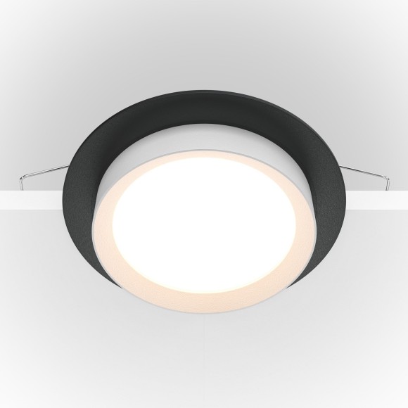 Встраиваемый светильник Maytoni DL086-GX53-RD-BW Hoop под лампу 1xGX53 15W