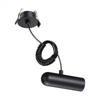 Встраиваемая база с вводом питания, заглушкой и проводом 200см Novotech Glat 359384