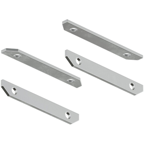 Комплект из 4 прямых соединений для гарпунных шинопроводов и профилей Denkirs TR3043-AL