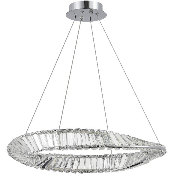 SL6204.101.01 Светильник подвесной ST-Luce Хром/Прозрачный LED 1*32W 4000K RITORTO SL6204.101.01 Светильник подвесной ST-Luce Хром/Прозрачный LED 1*32W 4000K RITORTO