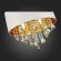 SL1350.503.04 Светильник подвесной ST-Luce Хром/Белый, Золотистый, Прозрачный E14 4*40W LACCHIA