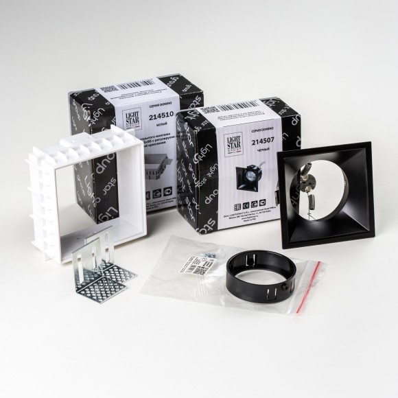 Комплект со светильником Domino Lightstar G214507BMOD