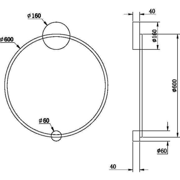 Настенный светильник (бра) Maytoni MOD005WL-L35BSK
