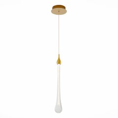 SL6103.203.01 Подвес ST-Luce Золотистый/Прозрачный LED 1*3W 4000K Faenza SL6103.203.01 Подвес ST-Luce Золотистый/Прозрачный LED 1*3W 4000K Faenza