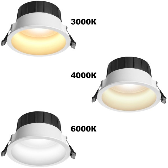 Светильник встраиваемый с перекл. цвет. температуры IP44 LED 20W CRI90 3000К\4000К\6000К CLARA 359555 Светильник встраиваемый с перекл. цвет. температуры IP44 LED 20W CRI90 3000К\4000К\6000К CLARA 359555