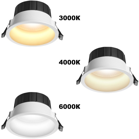 Светильник встраиваемый с перекл. цвет. температуры IP44 LED 20W CRI90 3000К\4000К\6000К CLARA 359555 Светильник встраиваемый с перекл. цвет. температуры IP44 LED 20W CRI90 3000К\4000К\6000К CLARA 359555