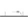 4862-2U Уличный потолочный линейный светильник на штангах с переключателем цветовой температуры и диммированием Favourite L1000xW30xH30 LEDx18W 850LM 3000/4000/6500K