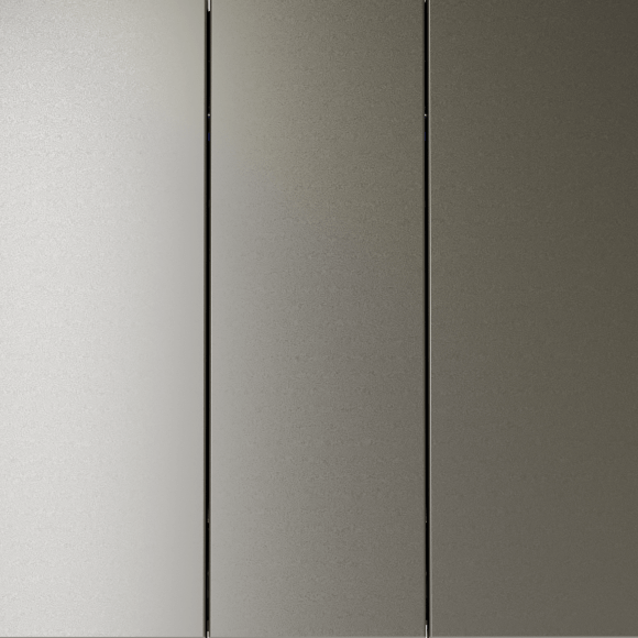 VLS030104 Выключатель встраиваемый трехклавишный шелкового цвета 10А (2200 Ватт) VOLTUM S70 (шелк)