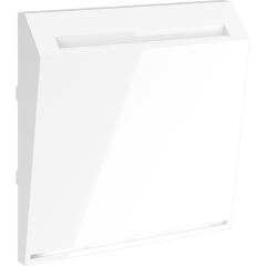 VLS002601 Накладка для выключателя питания карточного для отелей белого глянцевого цвета VOLTUM S70 (белый глянцевый)