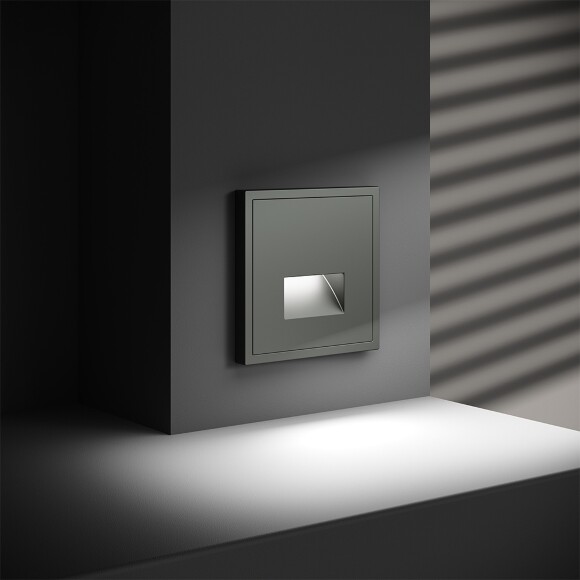 VLS070606 Подсветка светодиодная встраиваемая в подрозетник (без рамки) титанового цвета VOLTUM S70, 3000 Кельвинов, 1 Ватт, 120 Градусов (титан) VLS070606 Подсветка светодиодная встраиваемая в подрозетник (без рамки) титанового цвета VOLTUM S70, 3000 Кельвинов, 1 Ватт, 120 Градусов (титан)