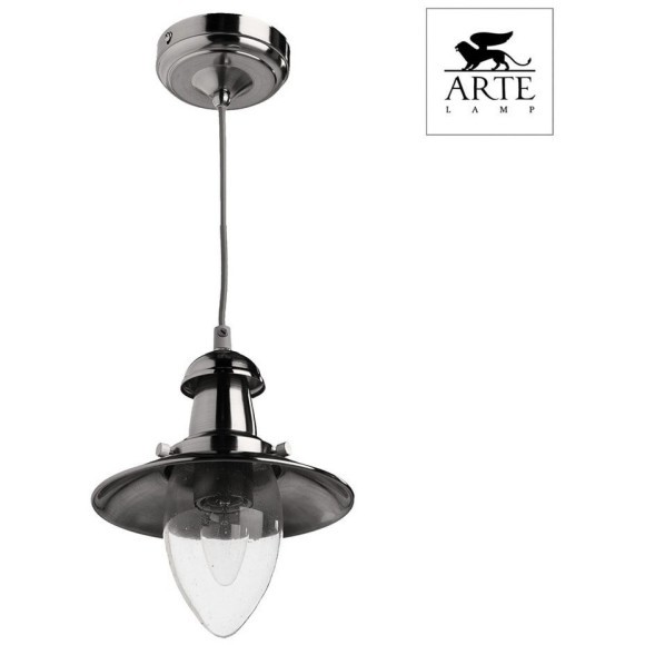 Подвесной светильник с 1 плафоном Arte Lamp A5518SP-1SS FISHERMAN под лампу 1xE27 60W