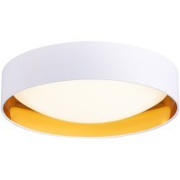 SLE201122-01 Светильник потолочный Белый, Золото/Белый LED 1*24W 4000K ORBIO