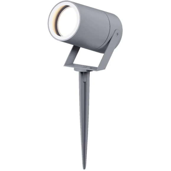 Favourite Bonum 4792-1T Уличный ландшафтный серый грунтовый светильник, на колышке в землю, L100xW66xH230, под сменную лампу GU10 макс 35Вт, IP65, 220В